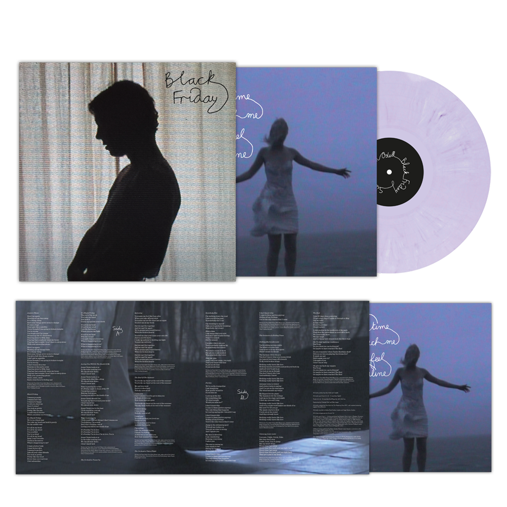 Black Friday limited edition deluxe gatefold purple vinyl + lyric sheet