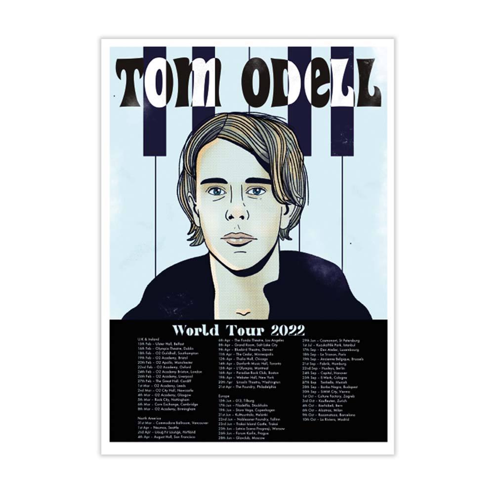 Tom Odell 2022 World Tour Poster #2